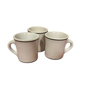 Vtg Victor 1 Restaurant/Diner Ware 6oz and 2 Vtg Shenango China USA Heavy 20/30s